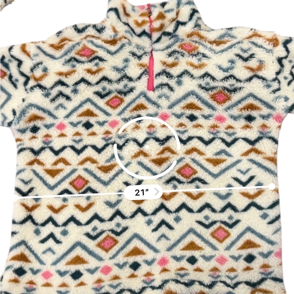 Eddie Bauer Ultra Soft Fleece Quarter Zip Long Sleeve Pullover Sweater, Large - Picture 8 of 10